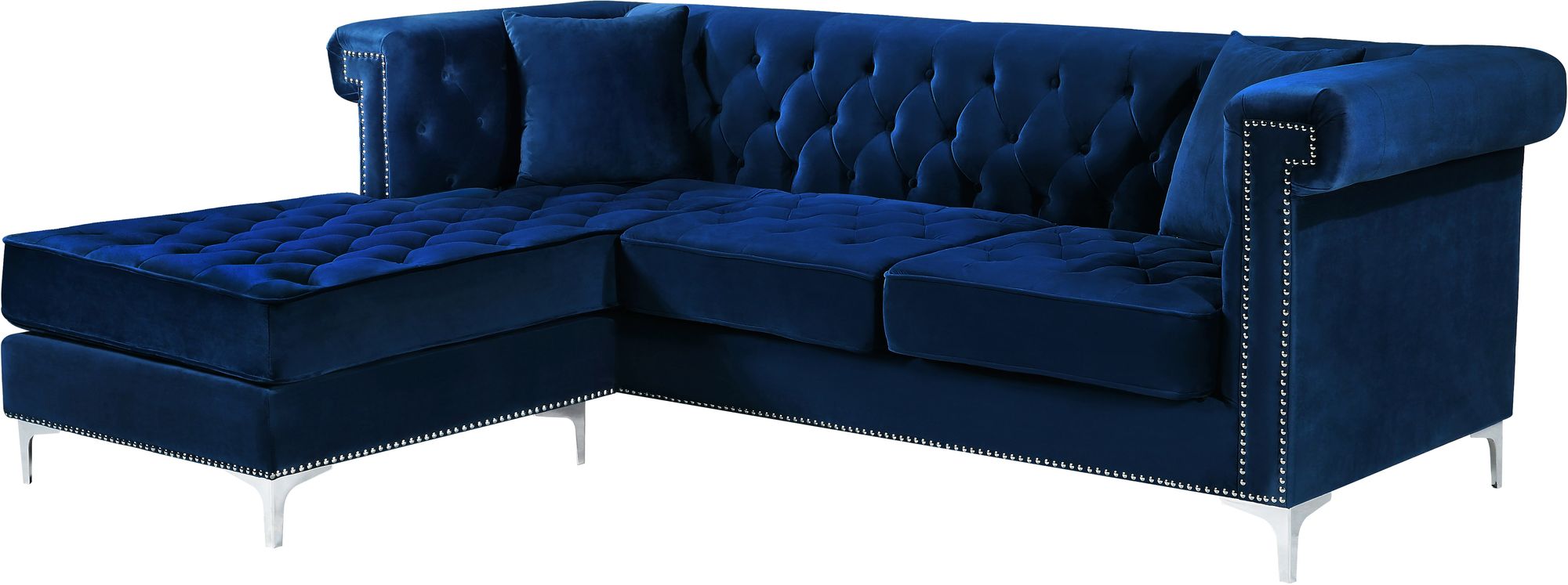Damian Velvet Reversible Sectional