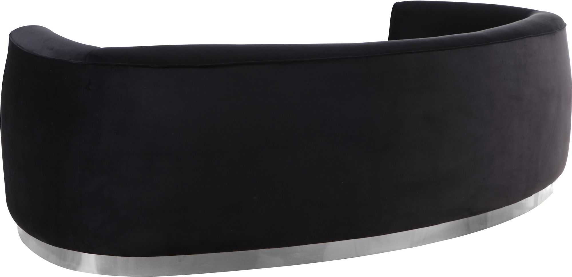 Julian Velvet Sofa with Stainless Steel Base