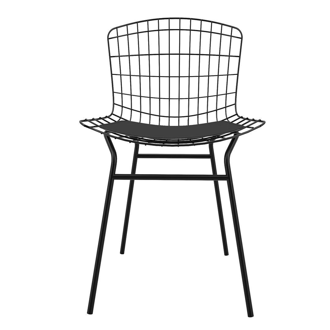 Madeline Leatherette Chair w/Seat Cushion 