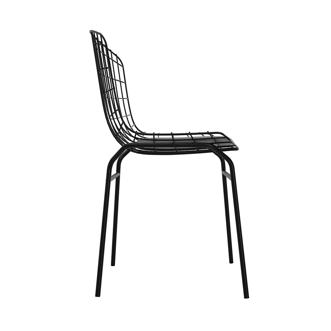 Madeline Leatherette Chair w/Seat Cushion 