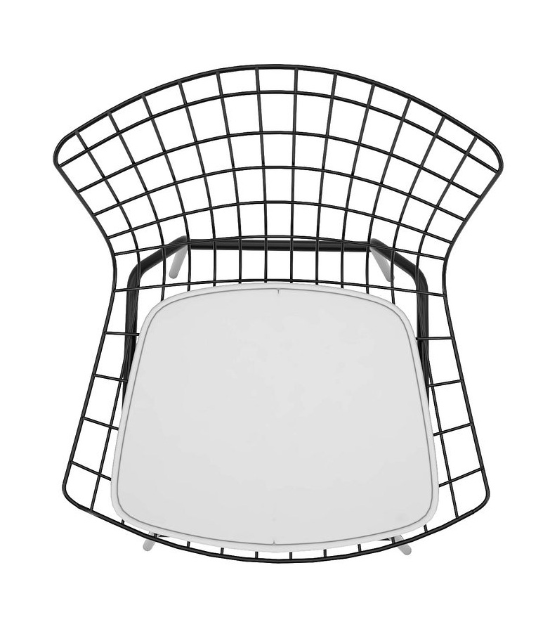 Madeline Leatherette Chair w/Seat Cushion 