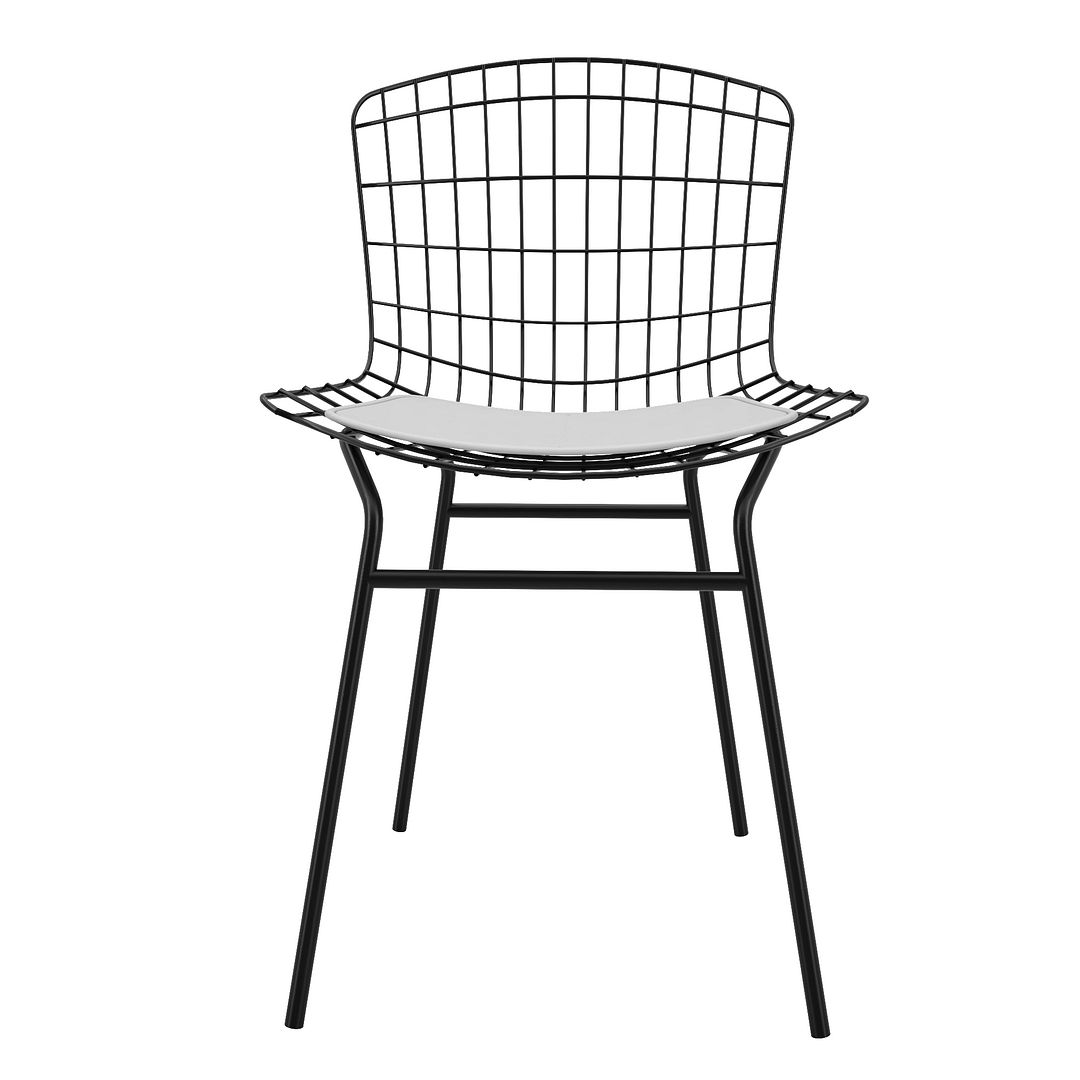 Madeline Leatherette Chair w/Seat Cushion 