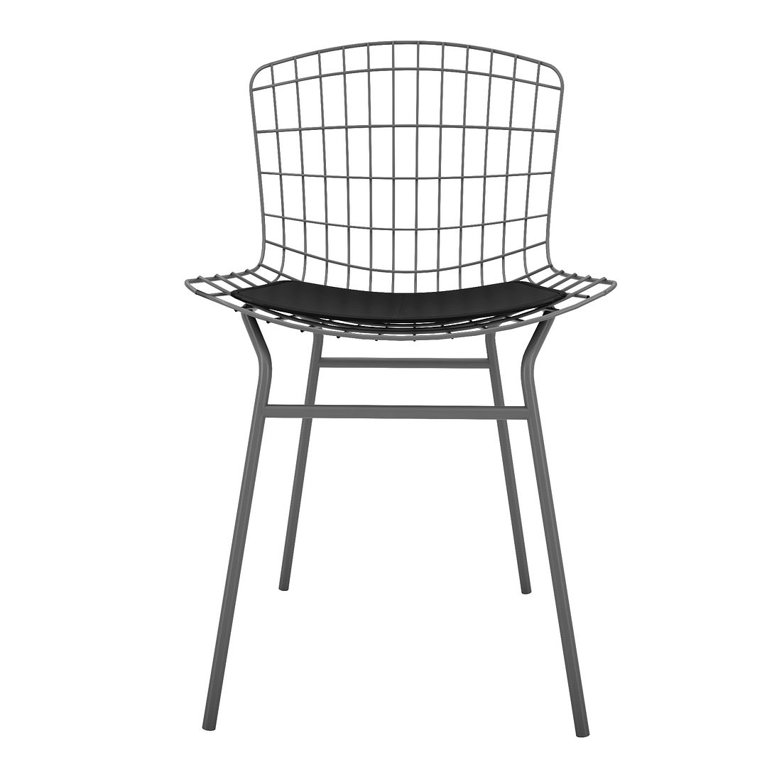 Madeline Leatherette Chair w/Seat Cushion 