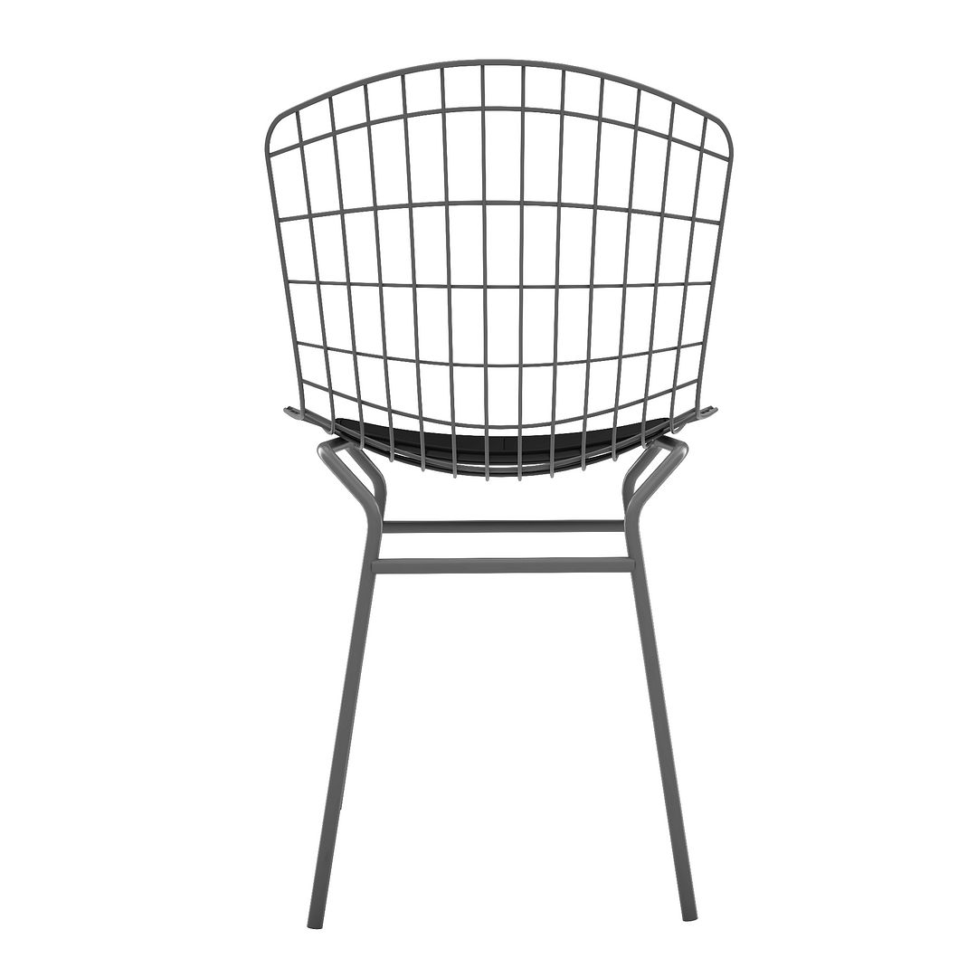 Madeline Leatherette Chair w/Seat Cushion 