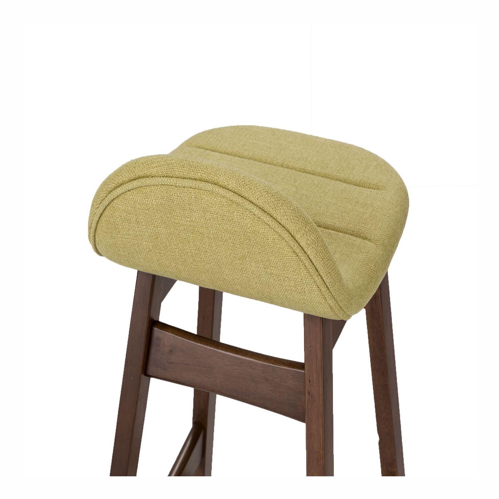 Space Savers 24-Inch Linen/Wood Counter Chair
