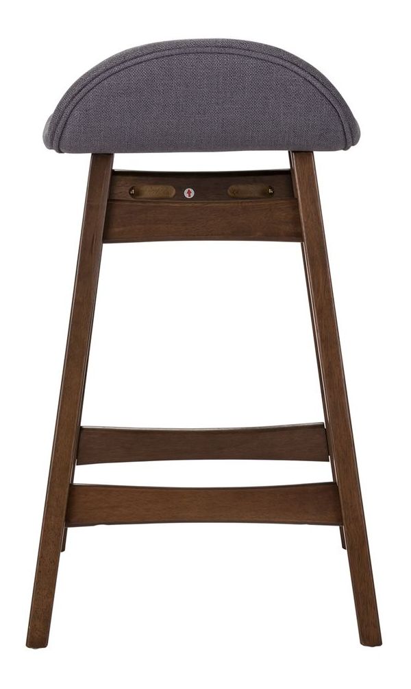 Space Savers 24-Inch Linen/Wood Counter Chair