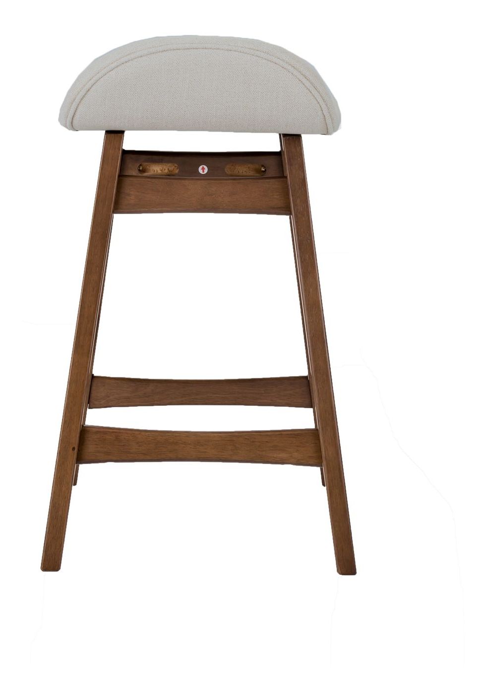 Space Savers 24-Inch Linen/Wood Counter Chair