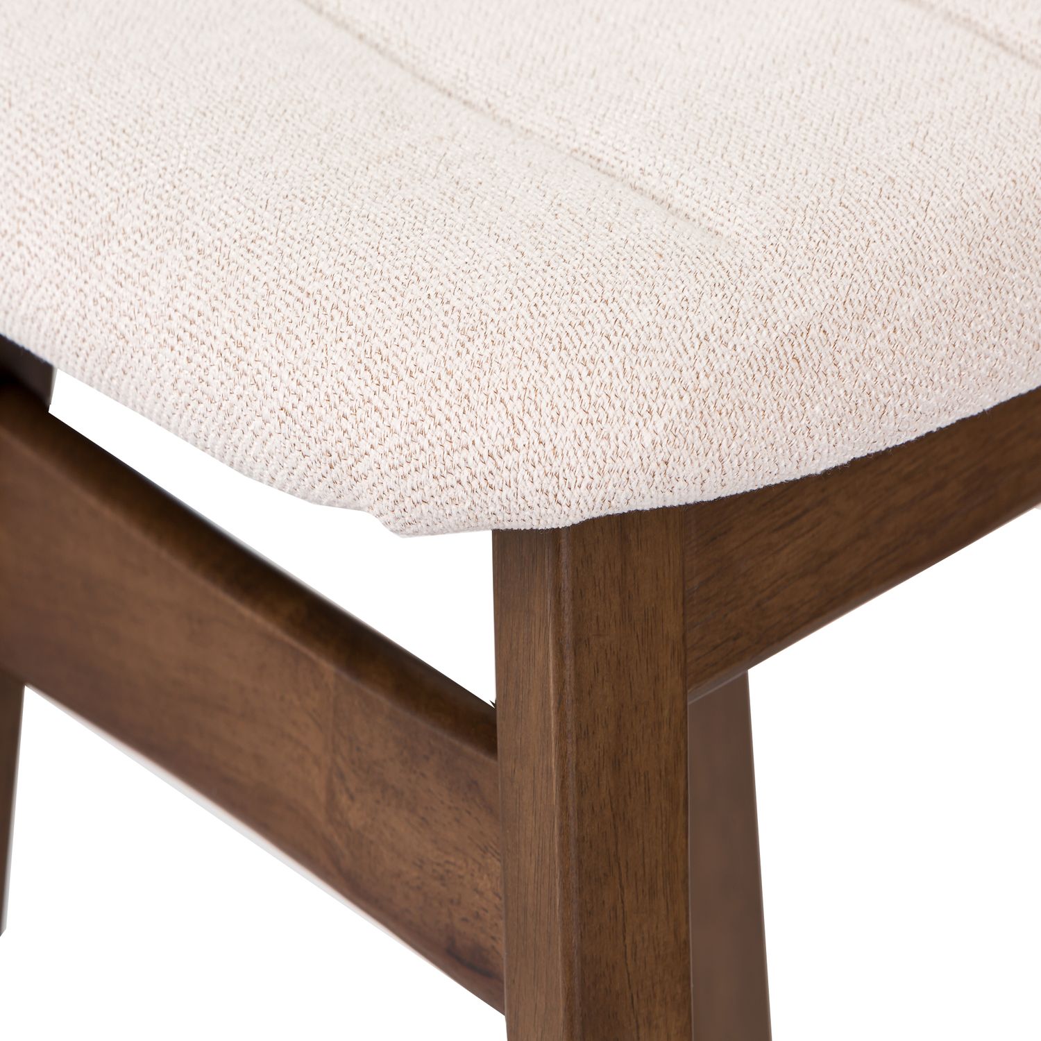Space Savers 24-Inch Linen/Wood Counter Chair