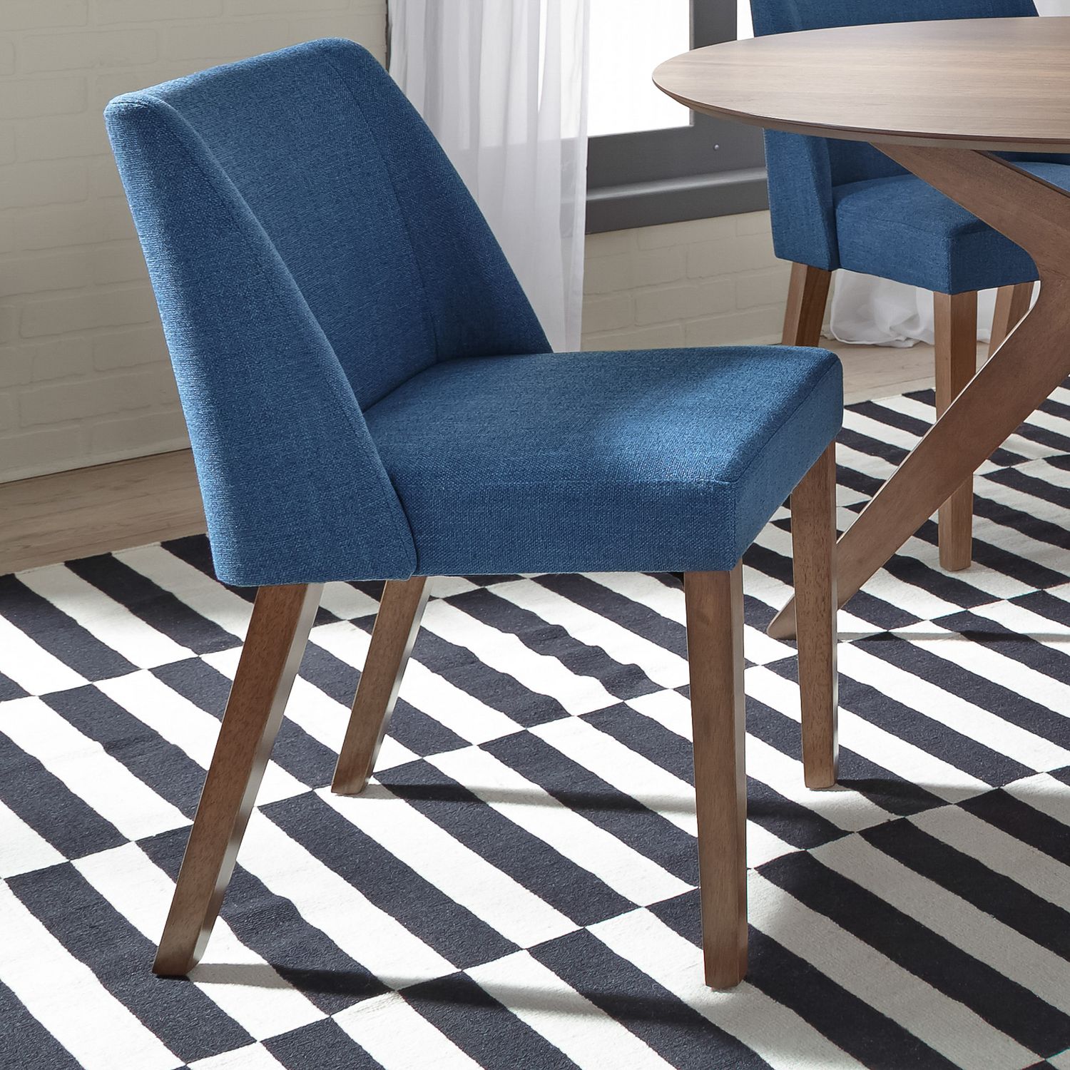 Triangle Dining Set | Space Savers Modern Walnut