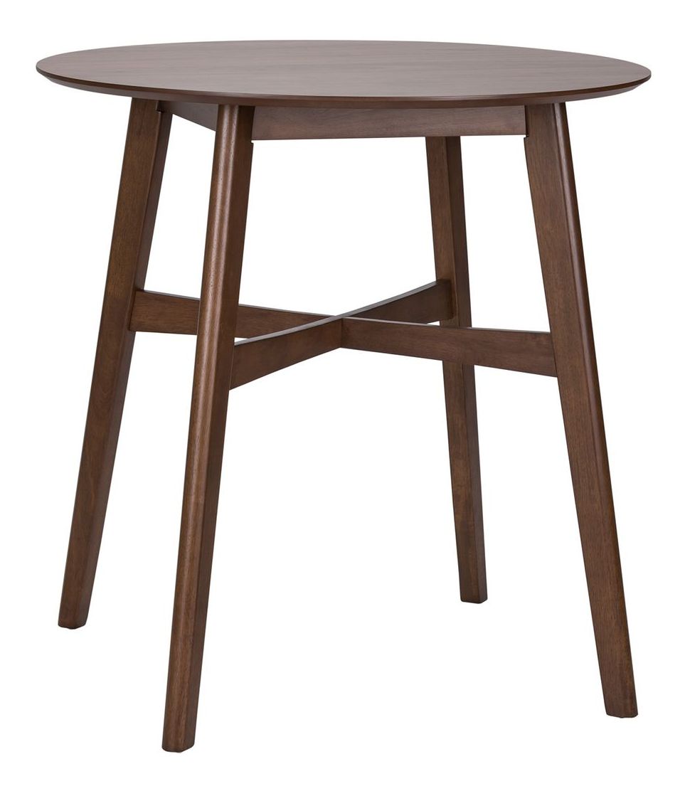 Triangle Dining Set | Space Savers Modern Walnut