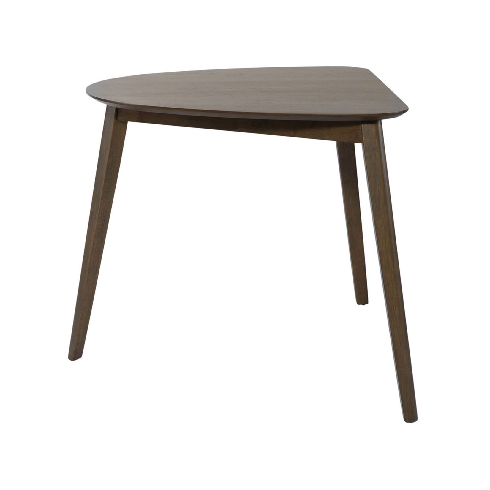 Triangle Dining Set | Space Savers Modern Walnut