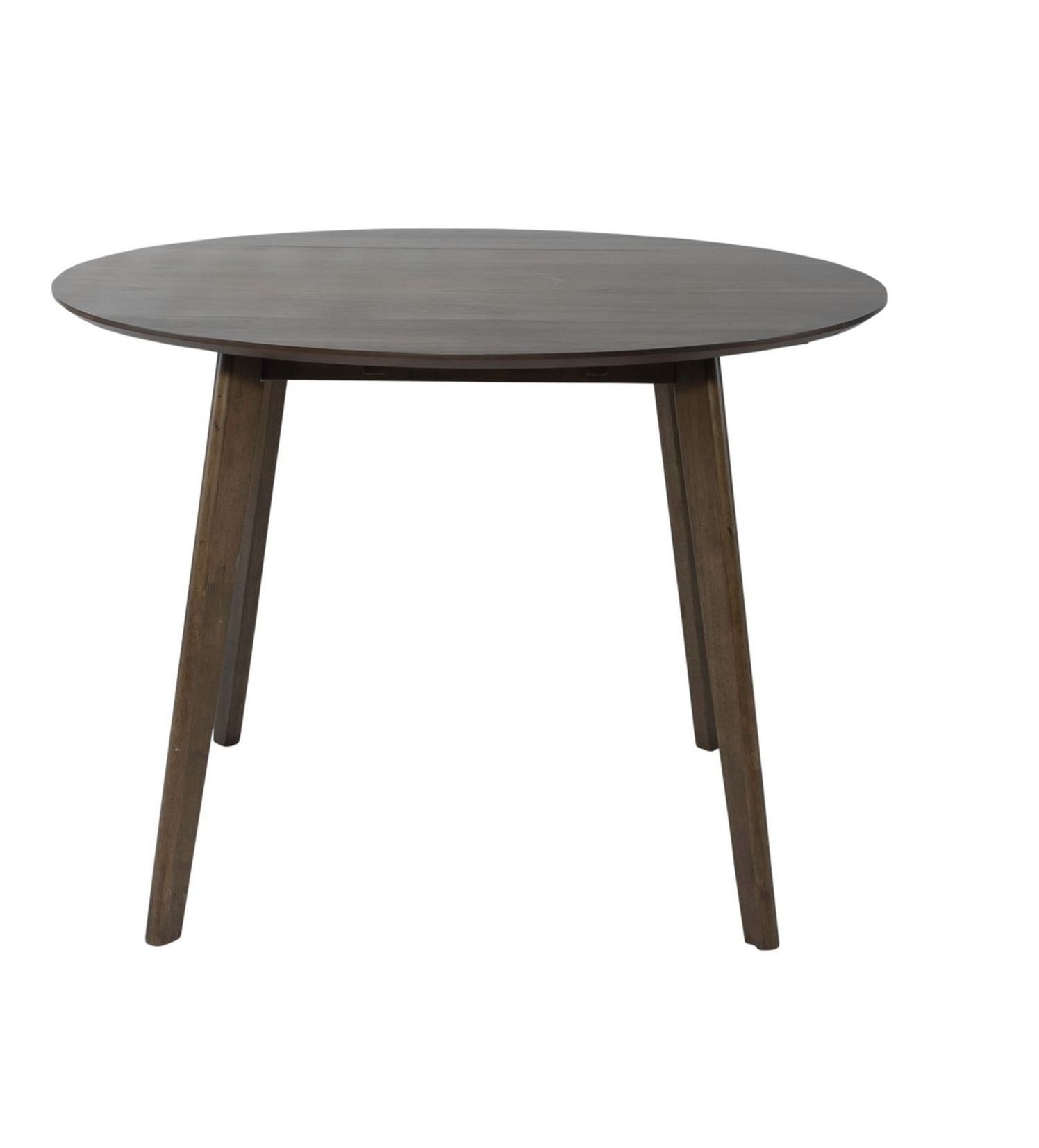 Round Drop Leaf Dining Set | Space Savers Walnut