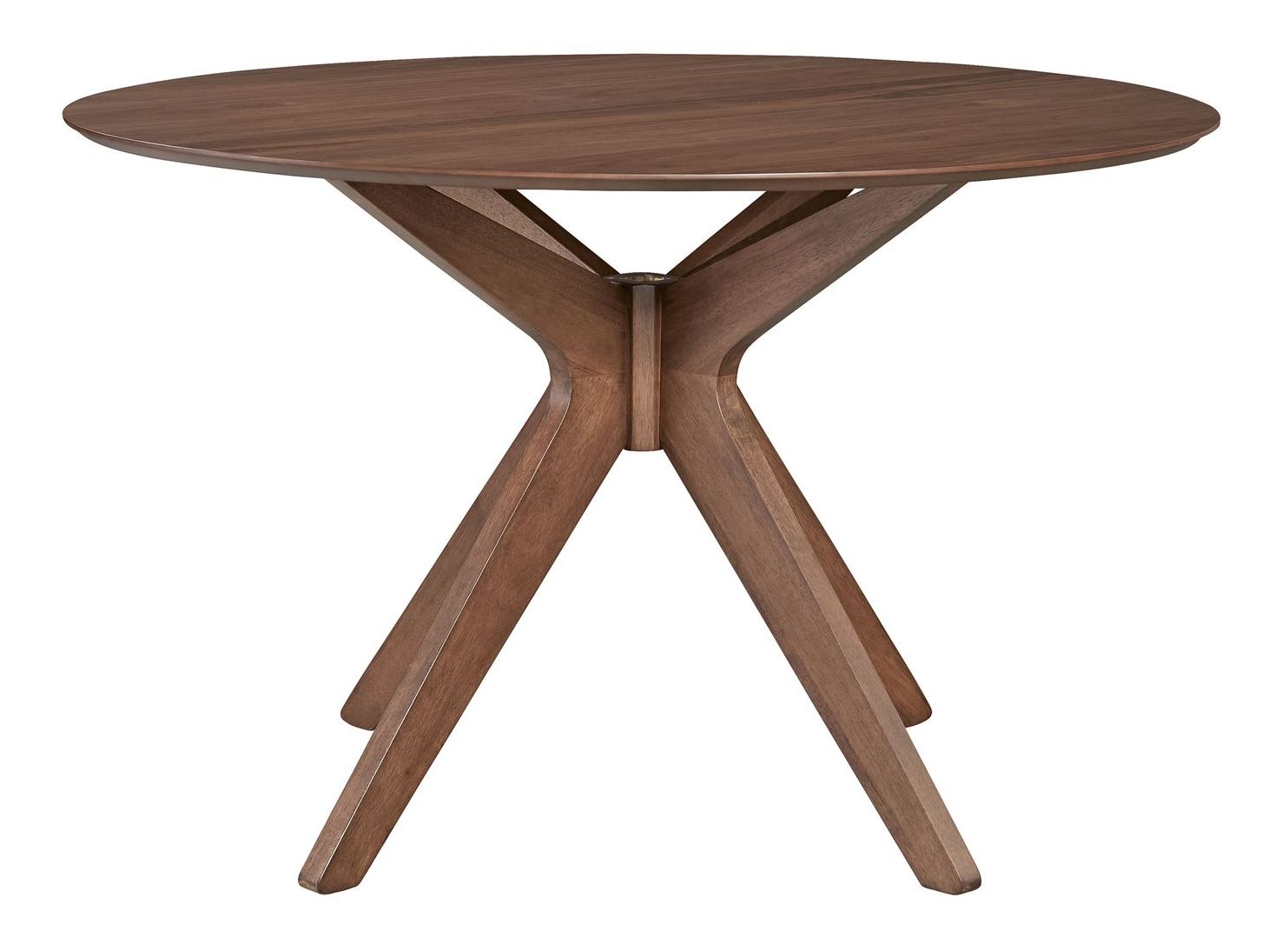 Triangle Dining Set | Space Savers Modern Walnut