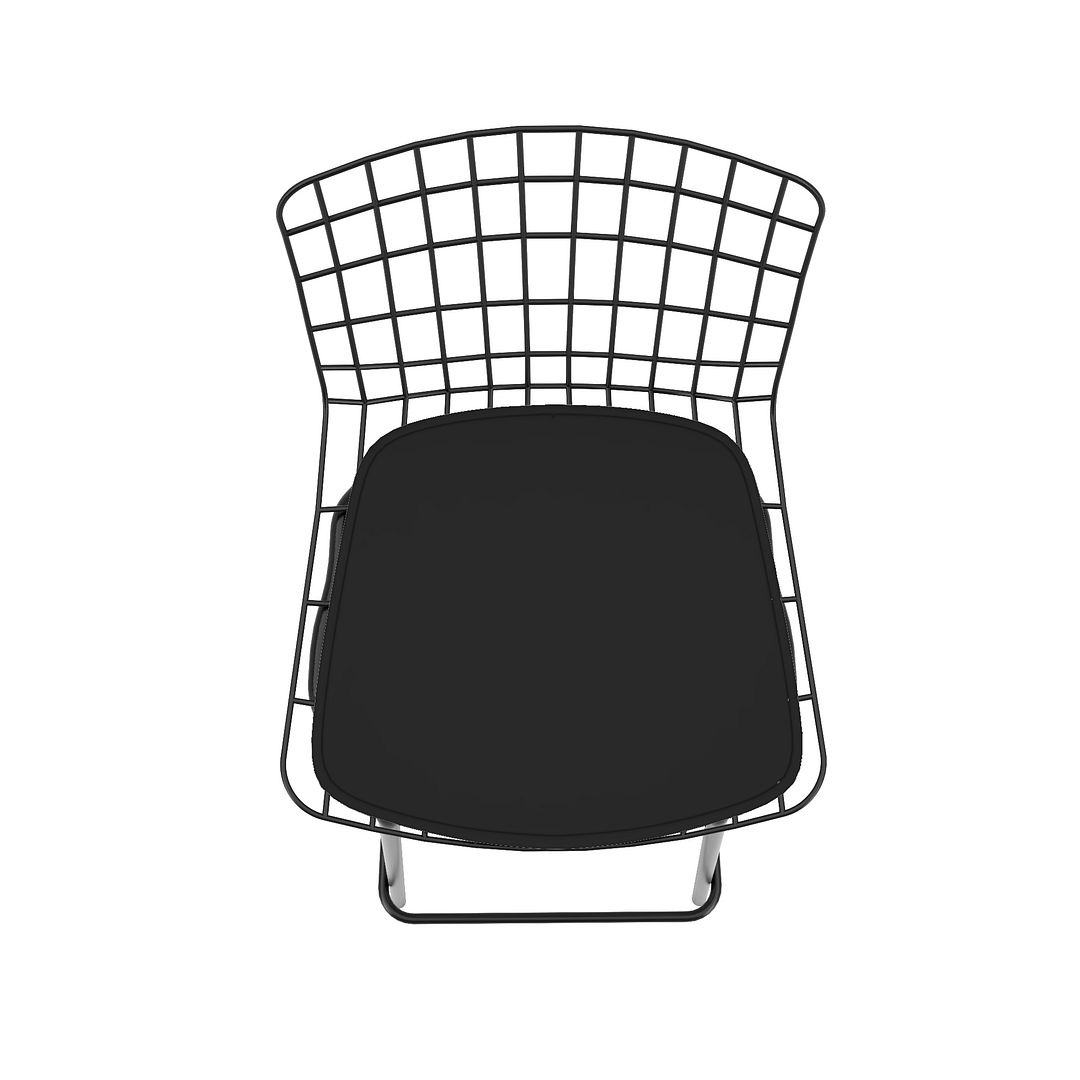 Madeline 41.73-inch Leatherette/Metal Barstool w/Seat Cushion