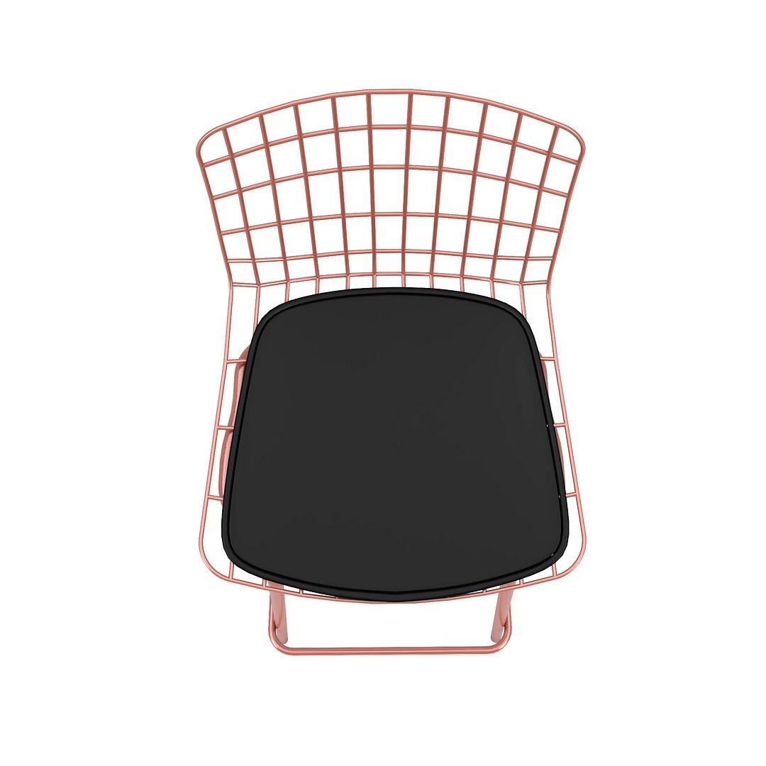 Madeline 41.73-inch Leatherette/Metal Barstool w/Seat Cushion