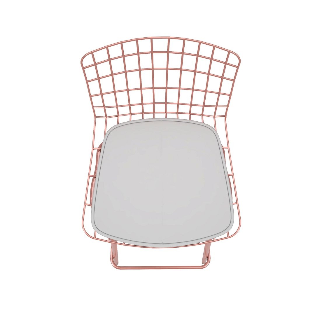 Madeline 41.73-inch Leatherette/Metal Barstool w/Seat Cushion