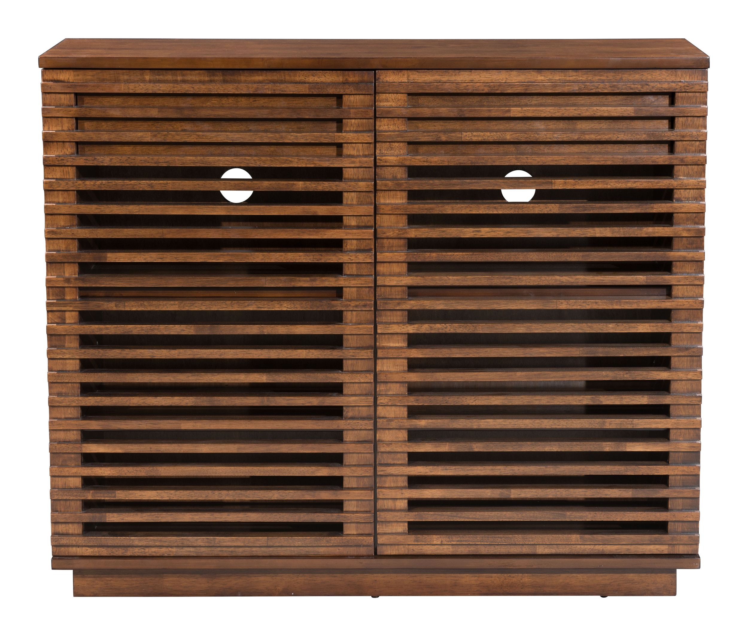 Linea Wood Veneer/Wood Cabinet w/2 Doors