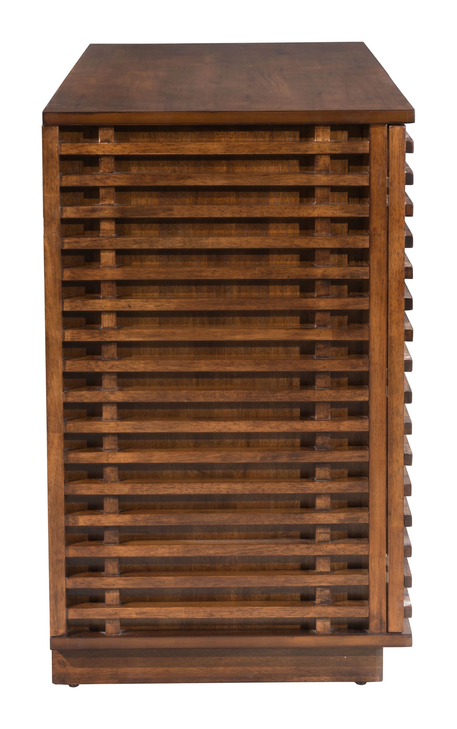Linea Wood Veneer/Wood Credenza w/2 Doors