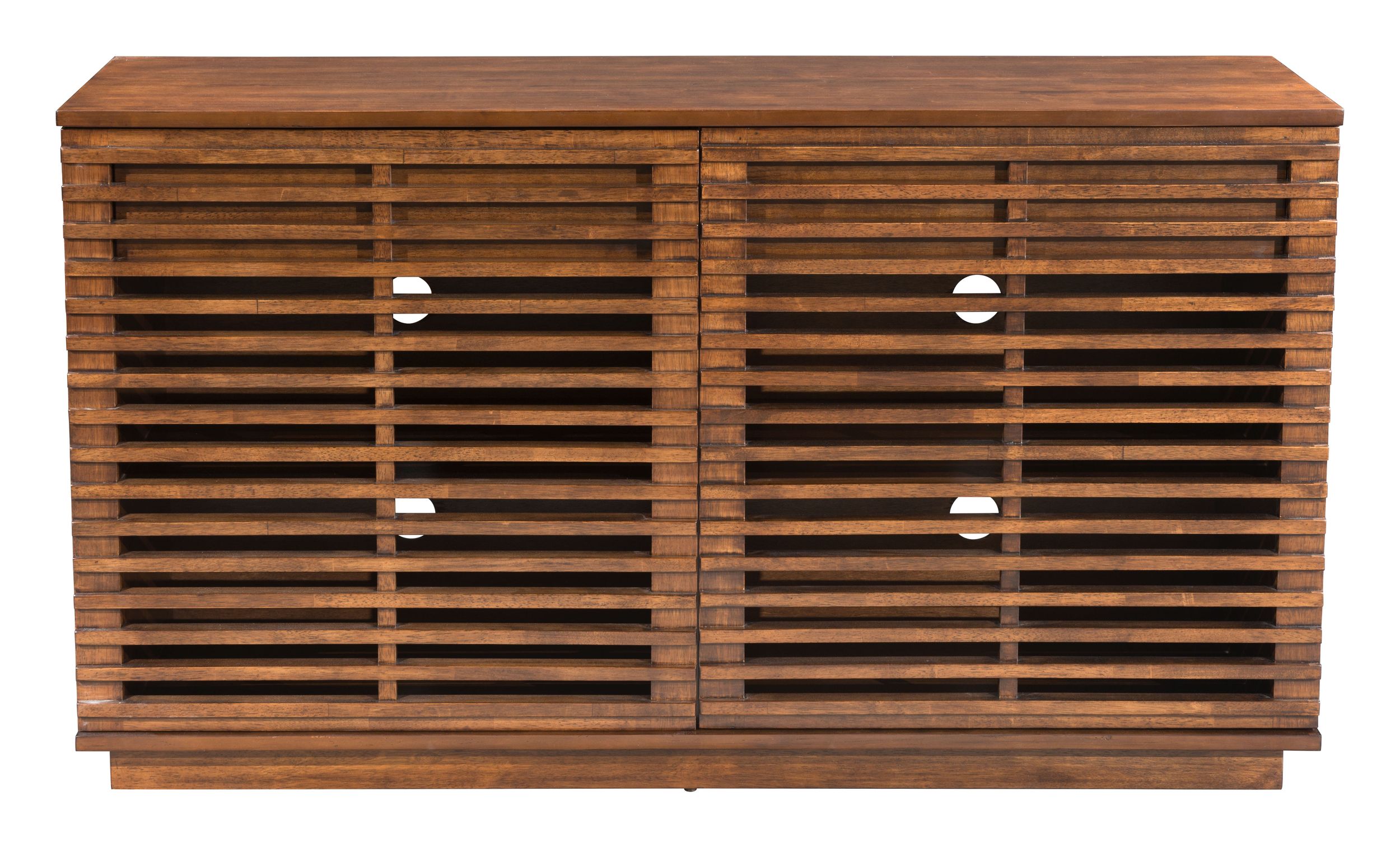 Linea Wood Veneer/Wood Credenza w/2 Doors