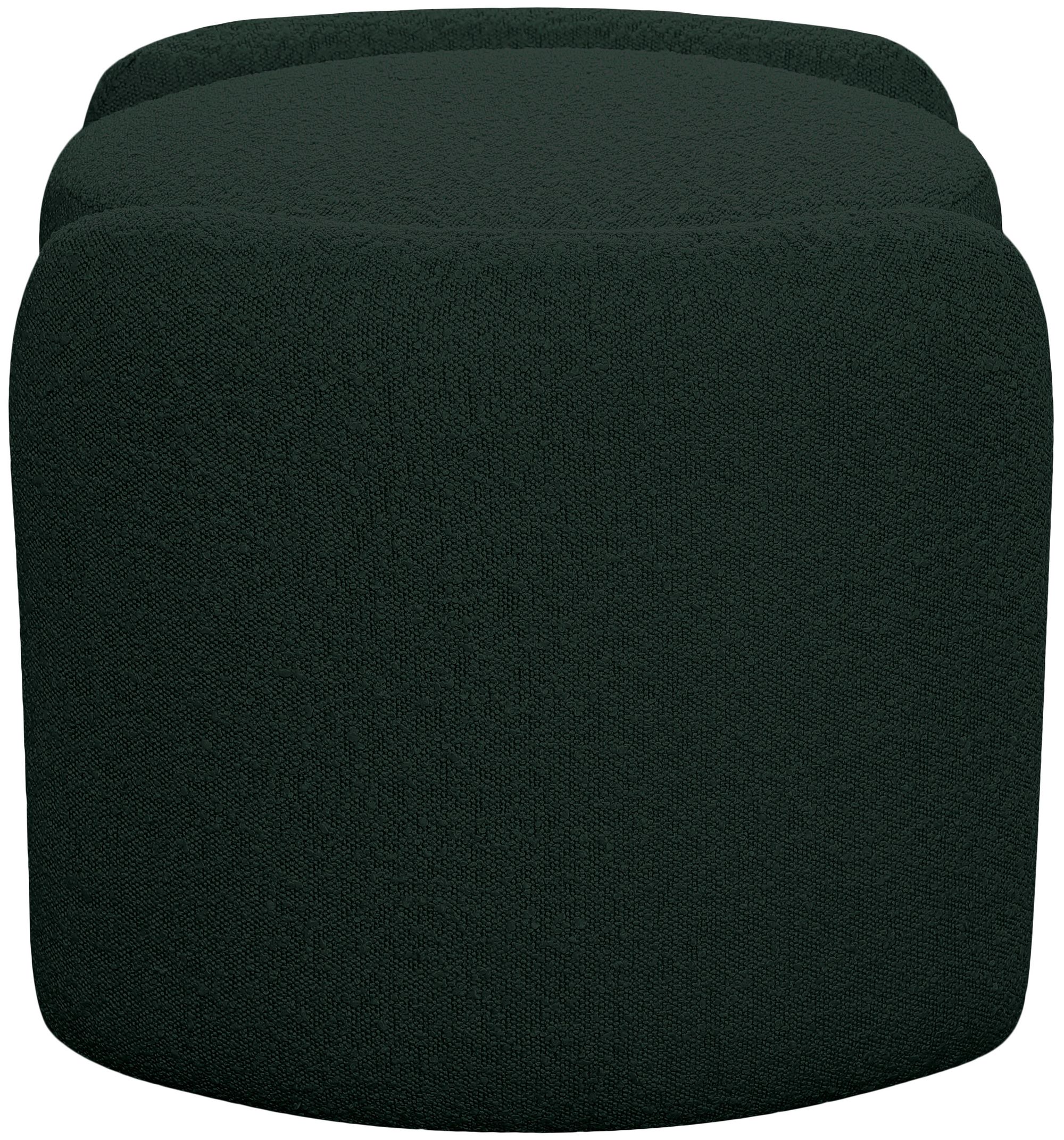 Horizon Boucle Fabric Ottoman