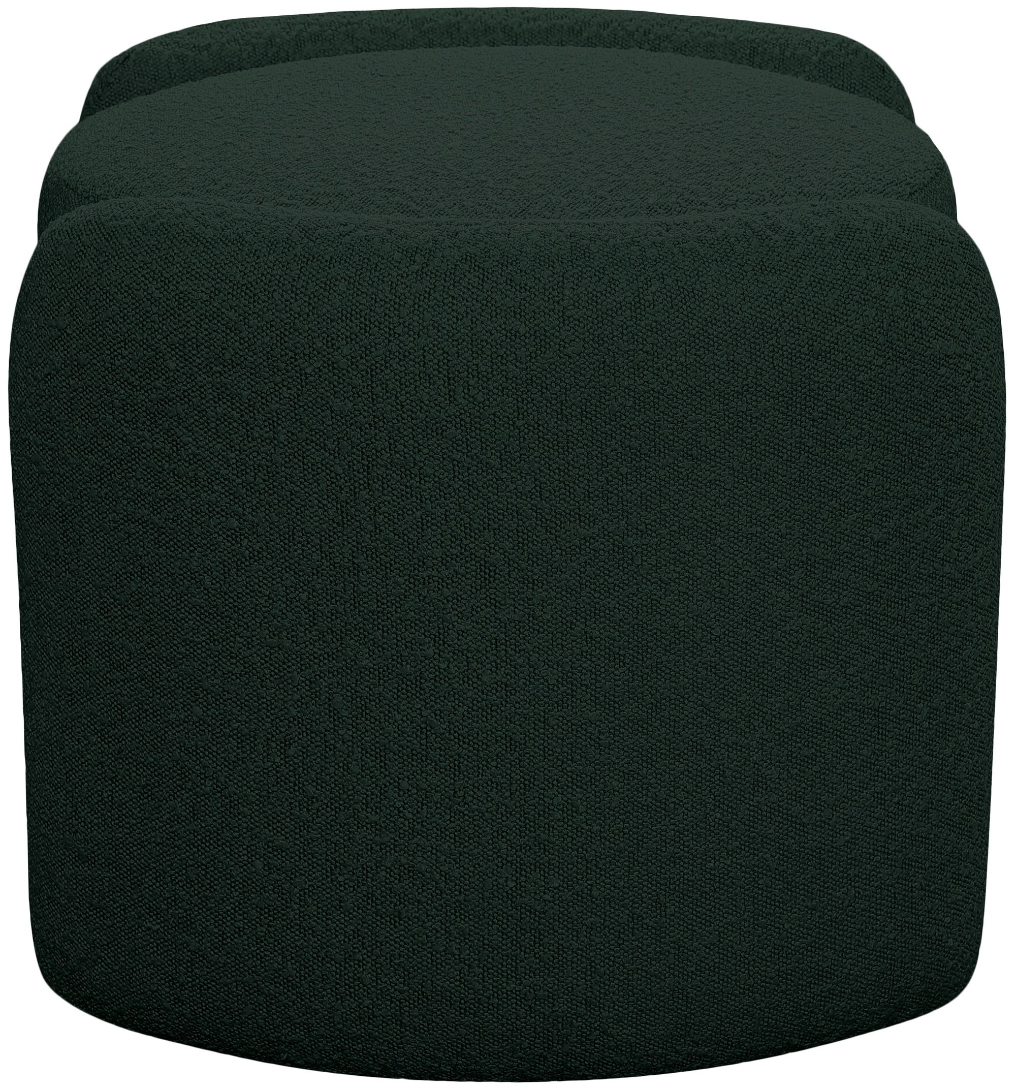 Horizon Boucle Fabric Ottoman