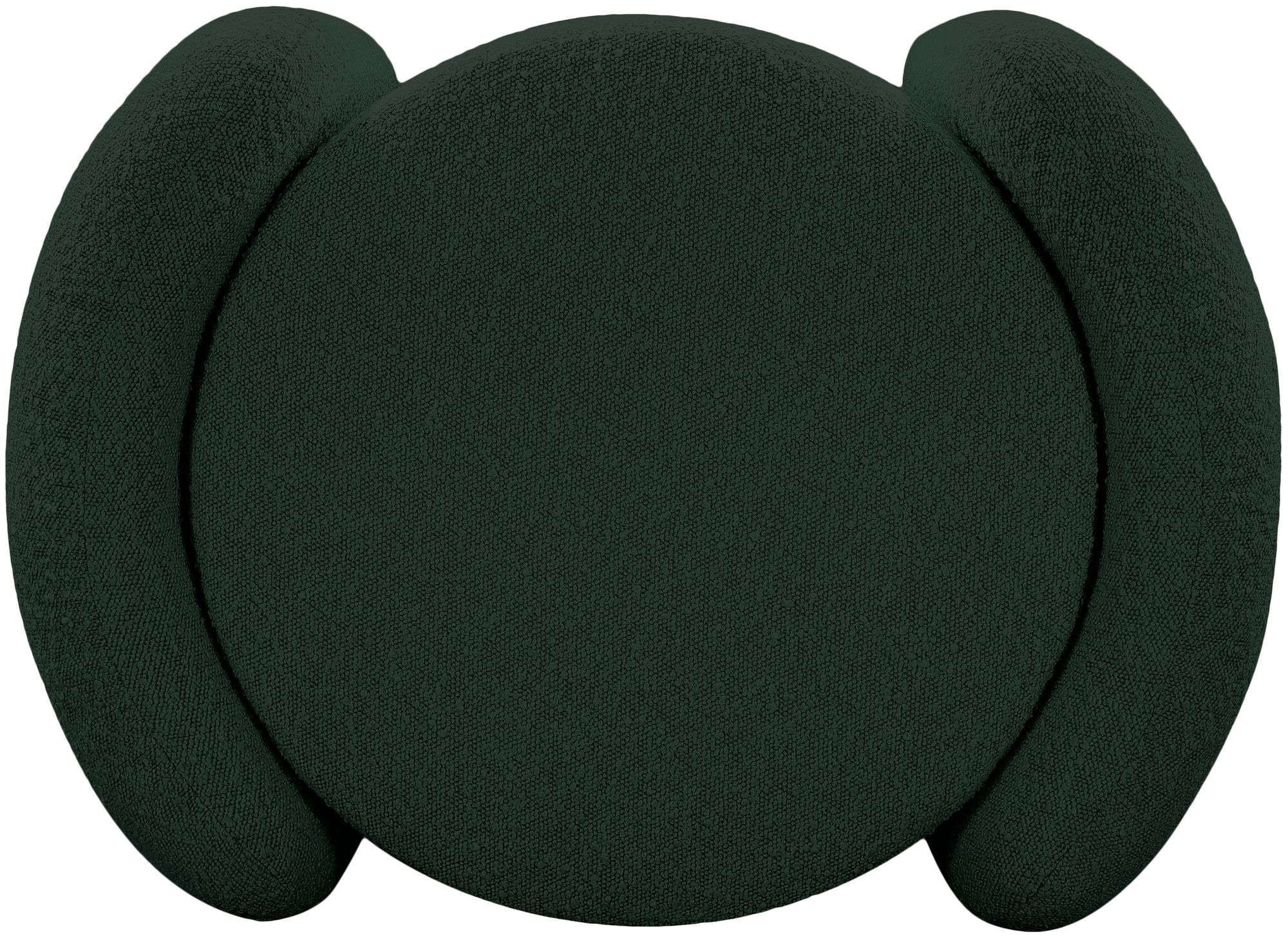 Horizon Boucle Fabric Ottoman