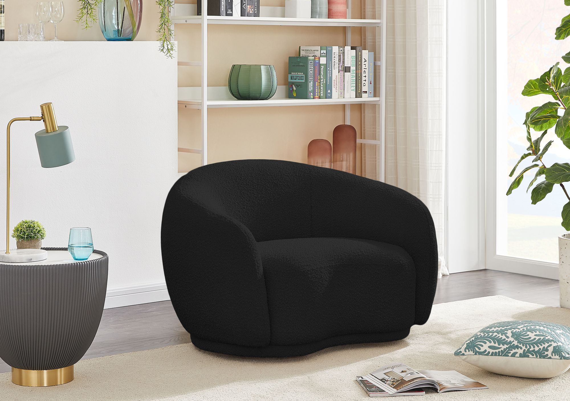 Hyde Boucle Fabric Chair