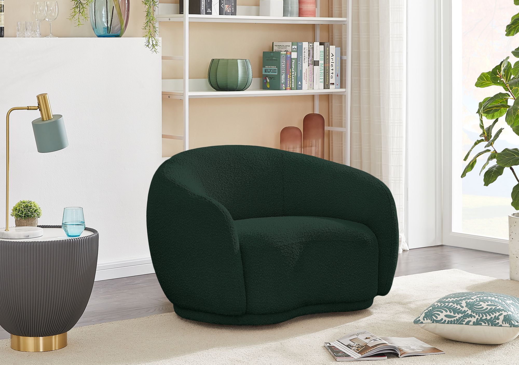 Hyde Boucle Fabric Chair