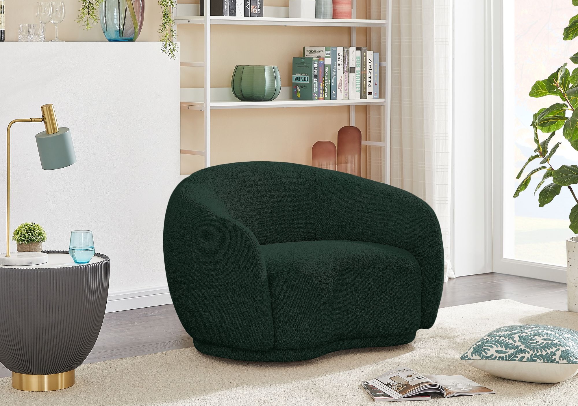 Hyde Boucle Fabric Chair