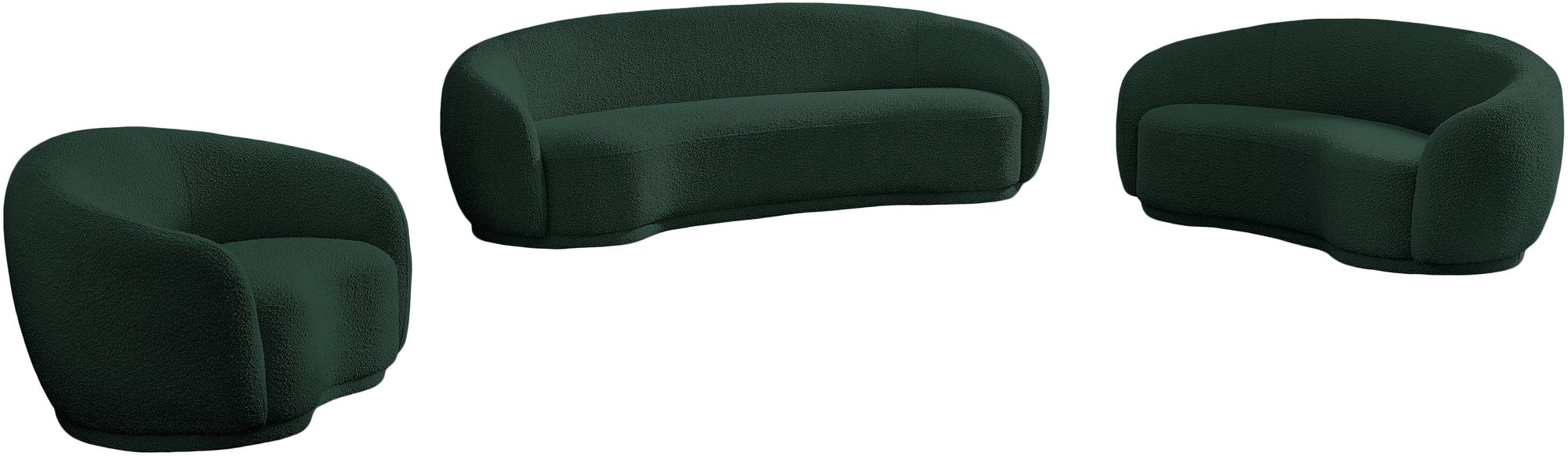 Hyde Boucle Fabric Loveseat