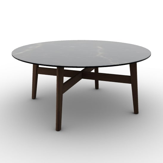 Abrey Laminated Ceramic-Glass/Wood Coffee Table