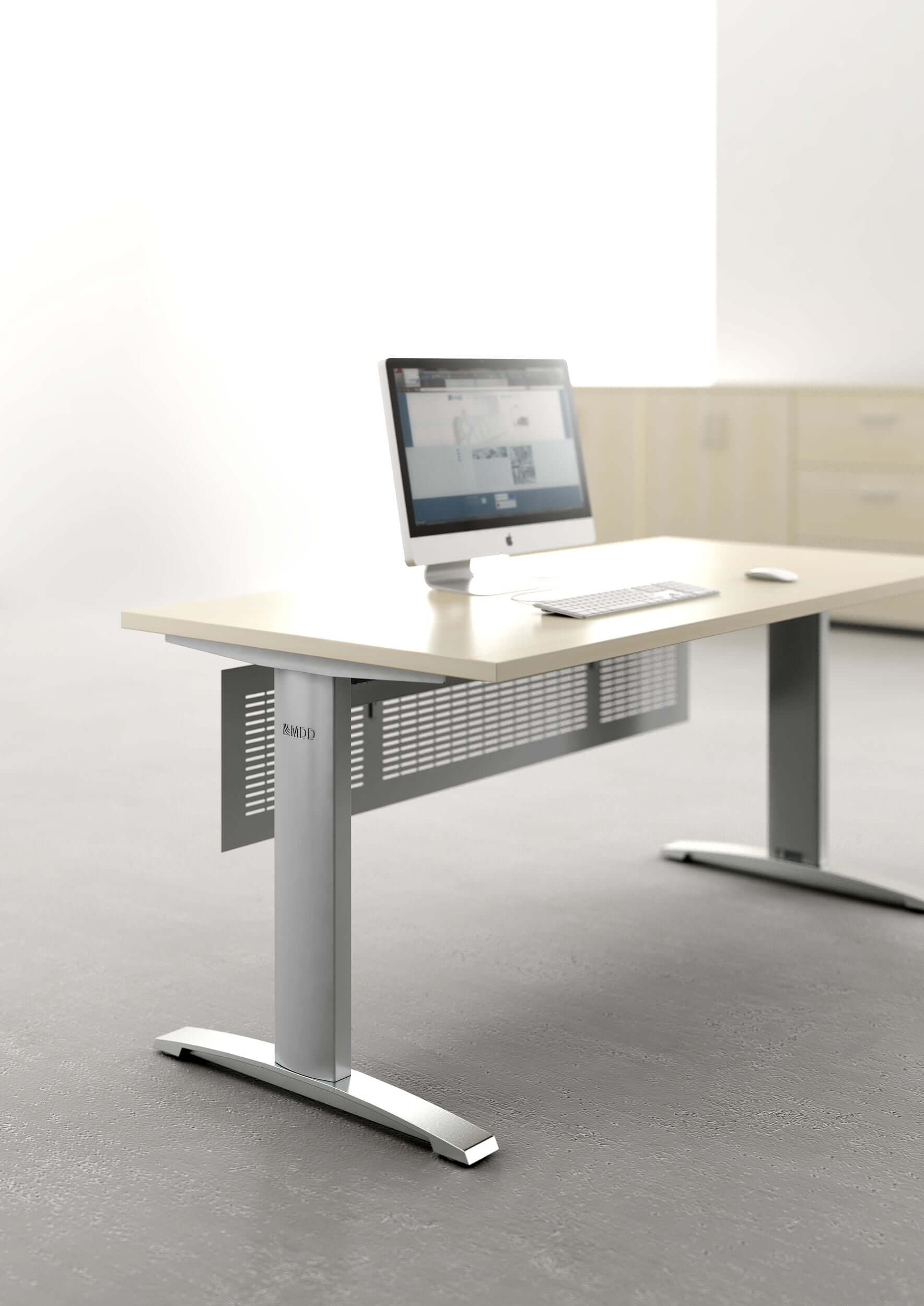 Ergonomic Master MFC Rectangular Office Desk