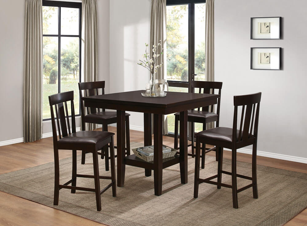 Diego Transitional Counter Dining Room Set by Homelegance