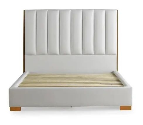 Eden SM Channeled Upholstered Platform Bed