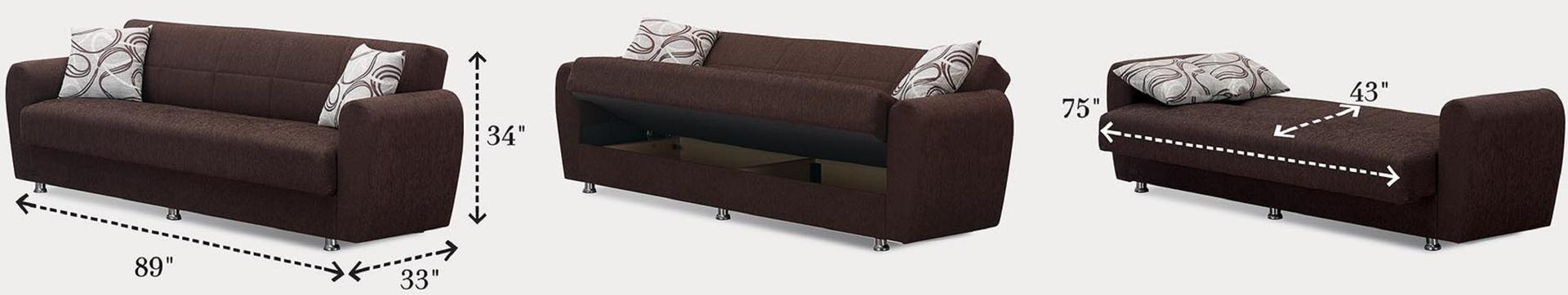 Boston Fabric Storage Sofabed