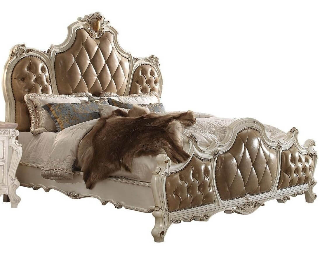 Picardy PU Tufted Panel Bedroom Set