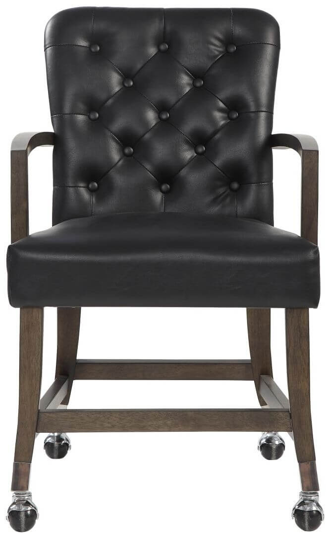 Ante Classic Vinyl Dining Arm Chair