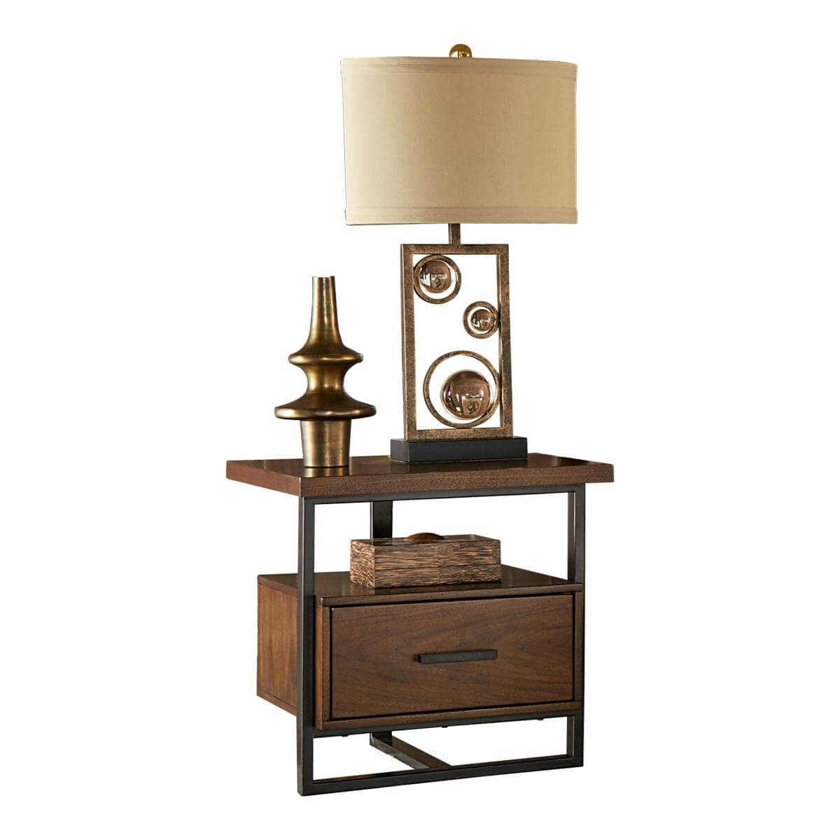 Sedley Wood Veneer End Table