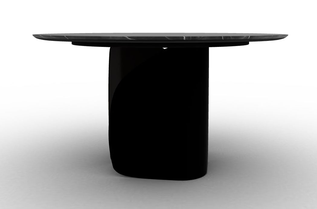Twins Metal/Ceramic Round Dining Table