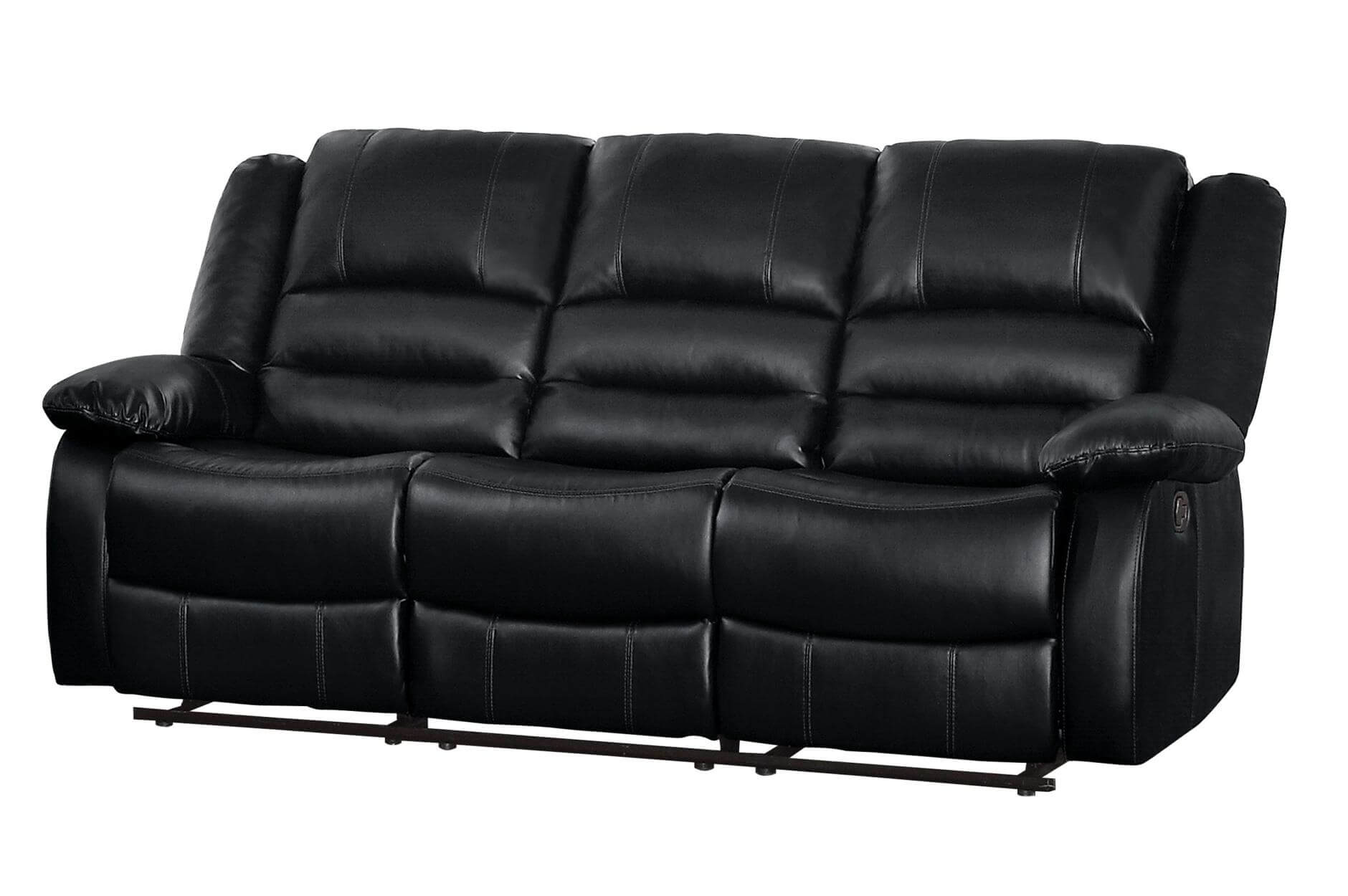 Jarita Bi-Cast Vinyl Double Reclining Sofa by Homelegance