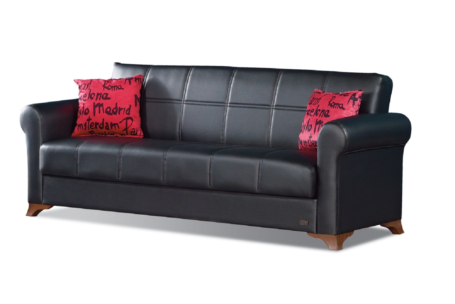 Harlem Bonded Leather Storage Living Room Set