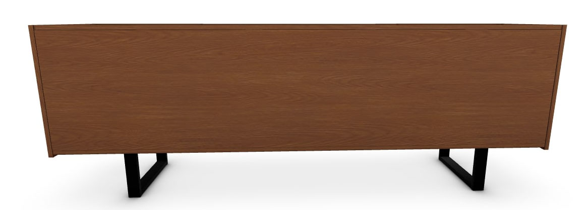 Horizon Wood/Glass/Metal Sideboard w/4 Doors & Drawer