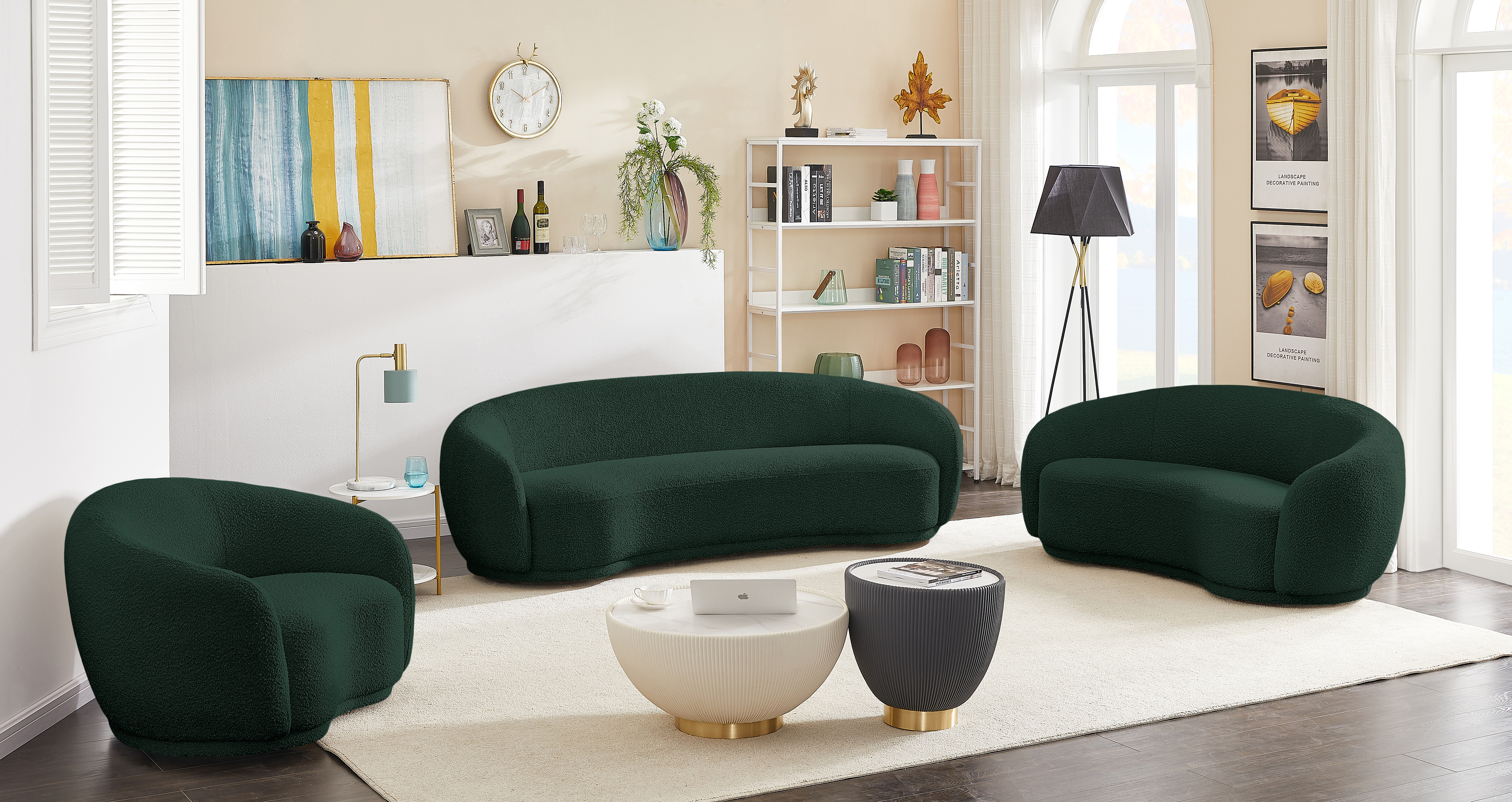 Hyde Boucle Fabric Sofa