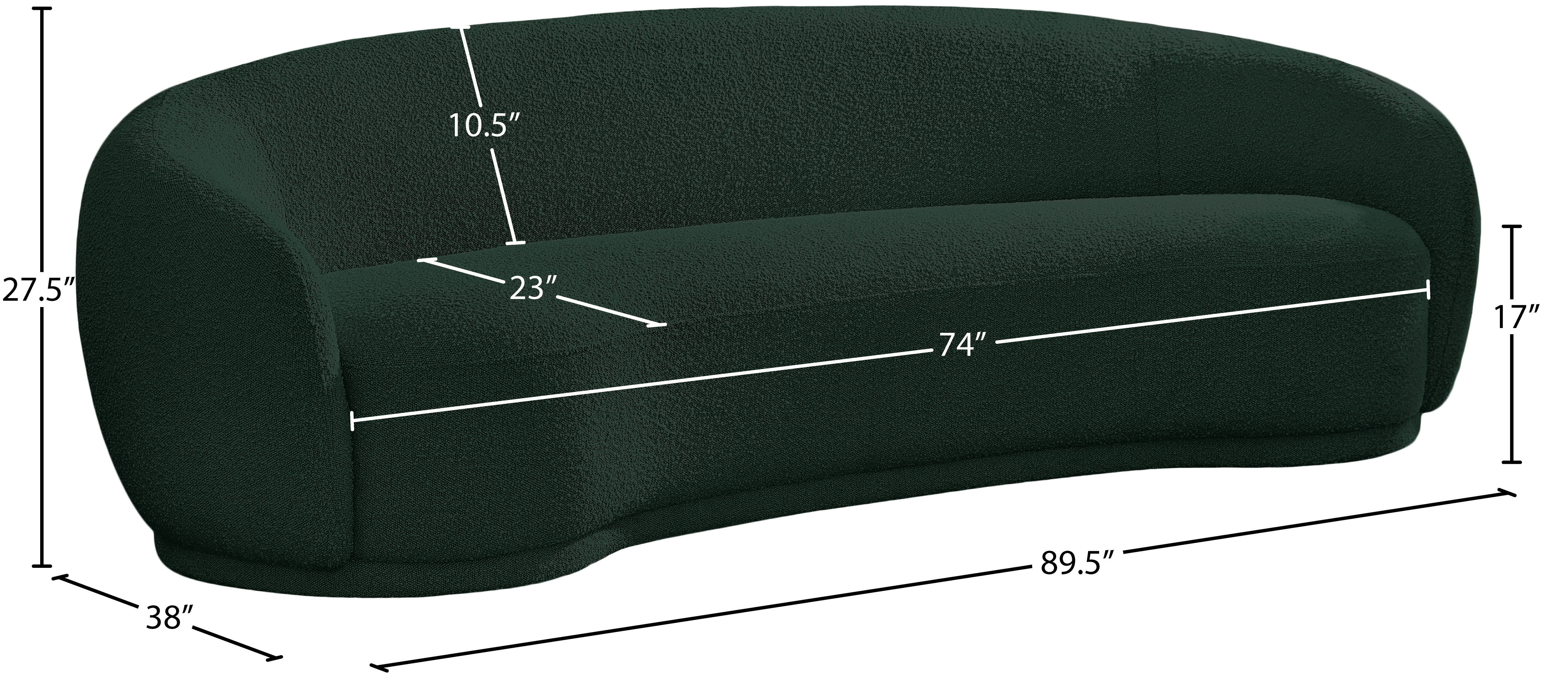 Hyde Boucle Fabric Sofa