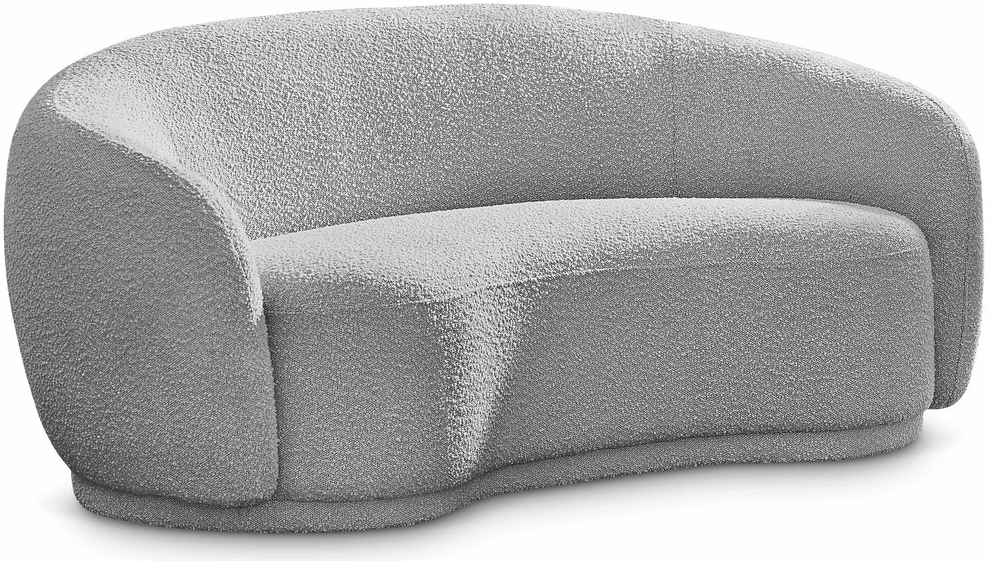 Hyde Boucle Fabric Loveseat