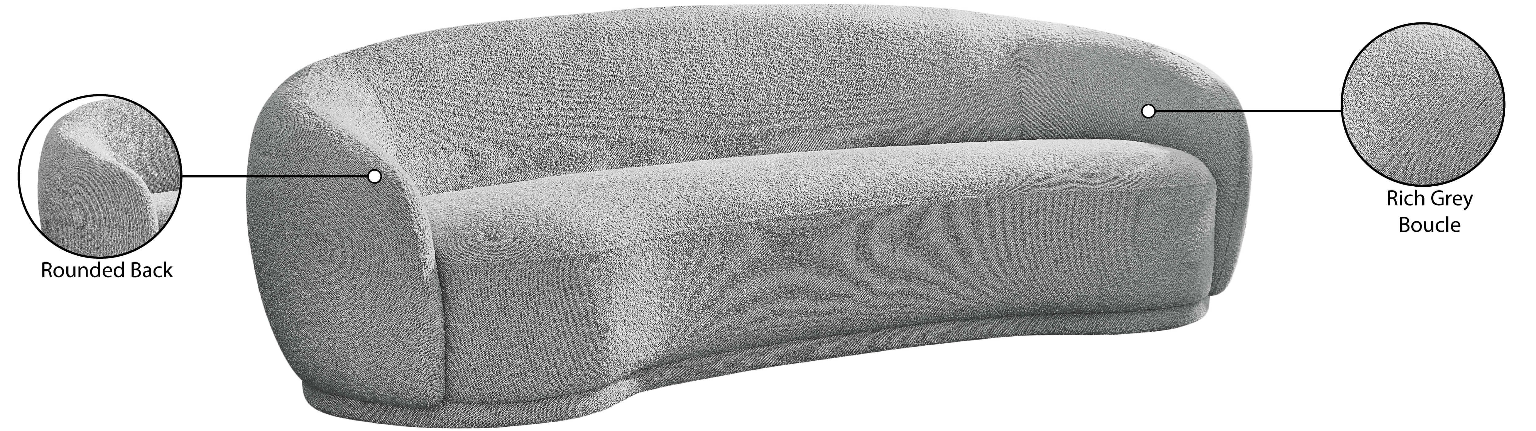 Hyde Boucle Fabric Sofa