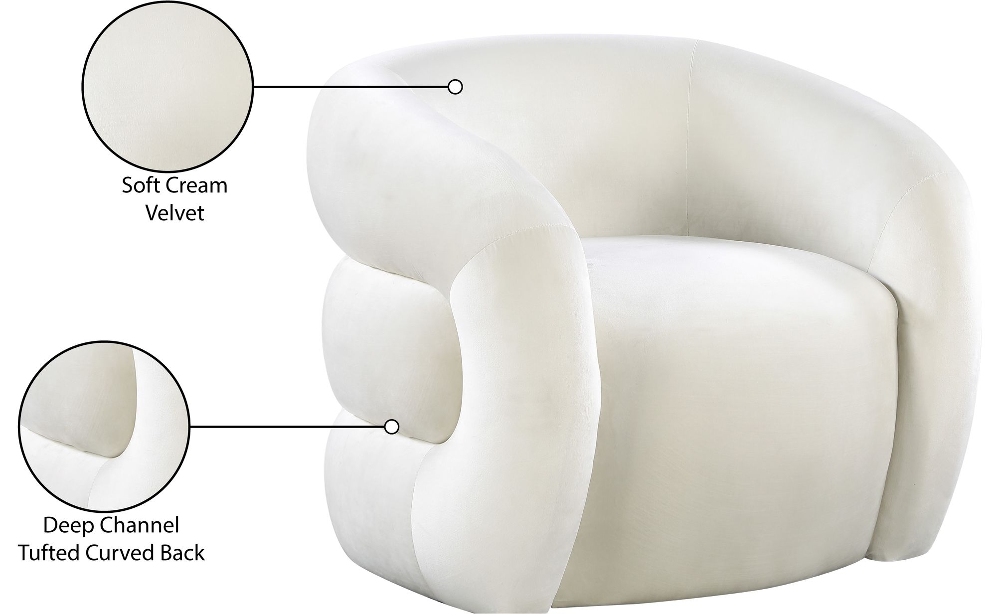 Roxbury Velvet Accent Chair