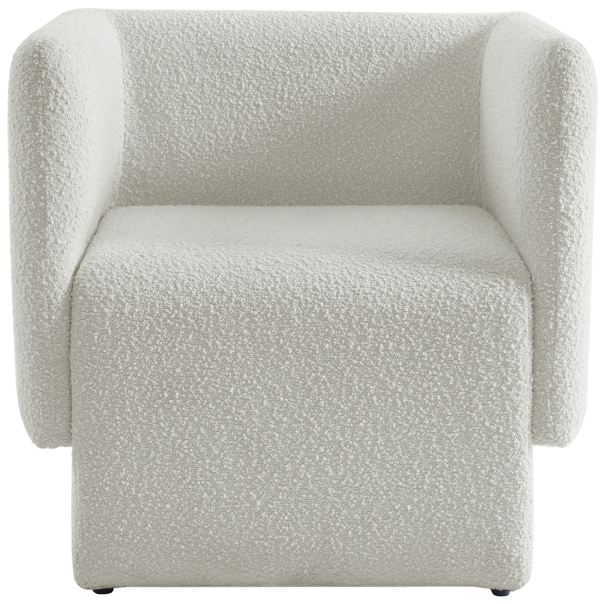 Vera Boucle Fabric Accent Chair