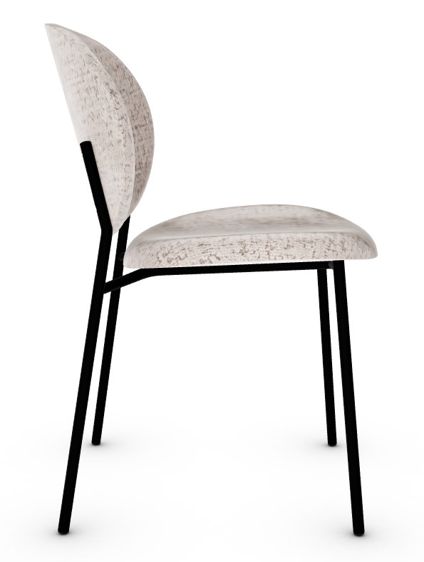 Ines Upholstery/Metal Dining Chair