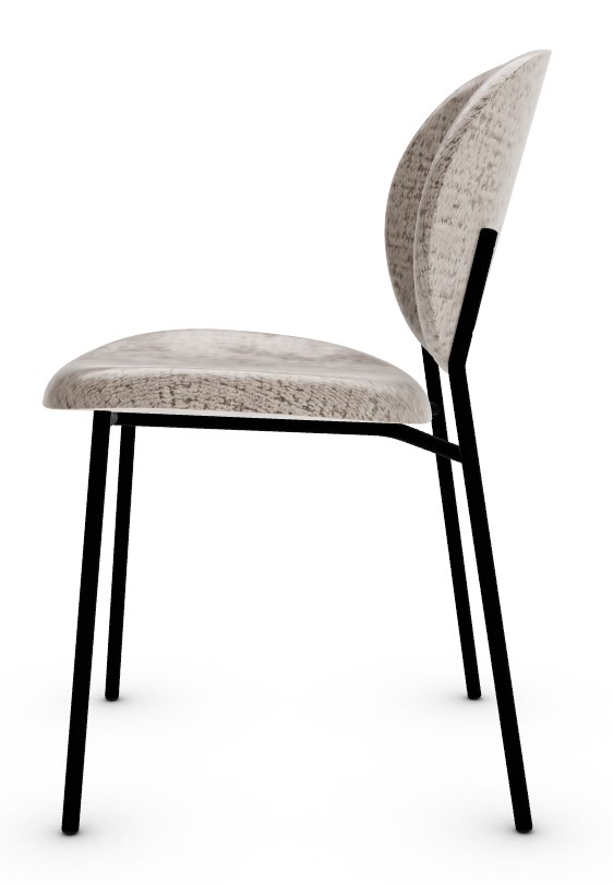 Ines Upholstery/Metal Dining Chair